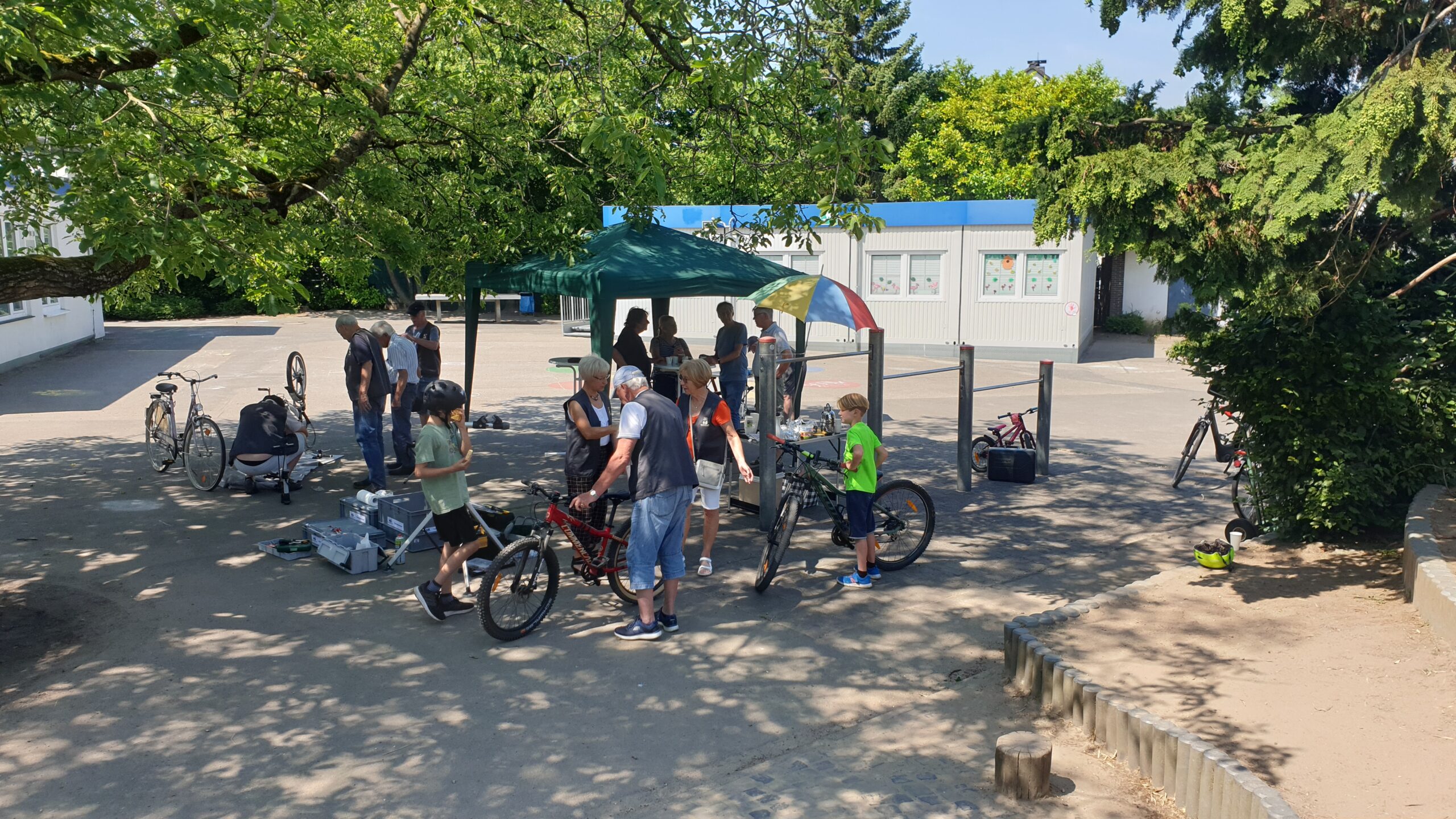 Fahrradreparatur Grundschule 17.6.23